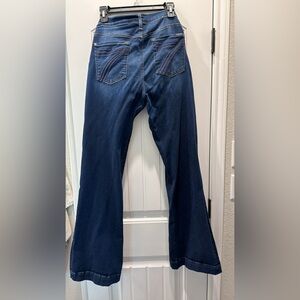 7 For All Mankind Indigo Wide Leg Jeans